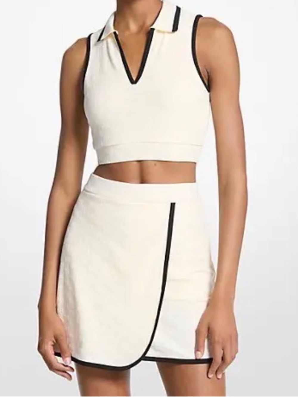 Michael Kor’s Cream White Mathing Skort Set